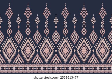 Étnico oriental padrão sem emenda tradicional. Estilo tribal nativo. Belo tecido Ikat arte. para fundo, tapete, roupas, batik, textura.