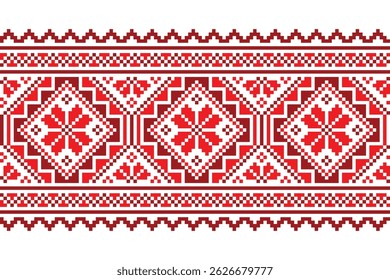 Ethnic oriental, traditional European pattern. Design pattern. Textile fabric. Ukrainian, Belarusian, African, Indonesian. Illustration. Seamless Aztec style abstract vector illustration for clothing
