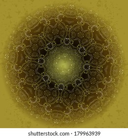 Ethnic ornament in a circle