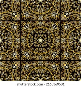 Ethnic ornament decorative seamless pattern.