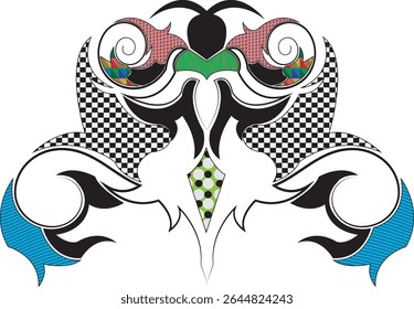 Elementos de adornos étnicos para cualquier diseño. Vector de arte gráfico.
