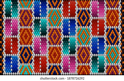 Ethnic ornament for fabrics, interiors, ceramics and furniture in the style of Latin America.
 