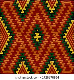  Ethnic ornament for fabrics, interiors, ceramics and furniture in the style of Latin America.
 