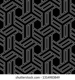 Ethnic ornament. Folk image. Hexagons, quadrangles, figures motif.Polygons backdrop. Geometric pattern.Mosaics background. Tribal wallpaper. Digital paper, web design, textile print. Seamless vector.