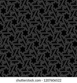Ethnic ornament. Folk pattern. Tribe motif. Tribal wallpaper. Embroidery background. Ancient mosaic. Digital paper, web design, backdrop, textile print, vector. Art work illustration. Seamless image. 