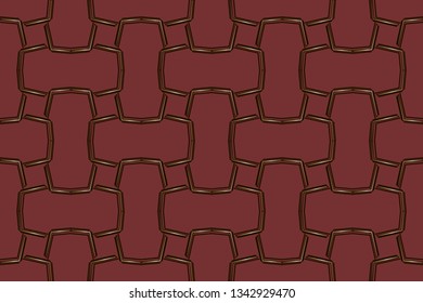 Ethnic ornament. Folk pattern. Tribe motif. Embroidery background. Digital paper, web design, textile print, backdrop. Seamless image. Vector artwork illustration.