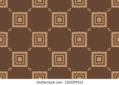 Ethnic ornament. Folk pattern. Tribe motif. Embroidery background. Digital paper, web design, textile print, backdrop. Seamless image. brown pattern, brown image 