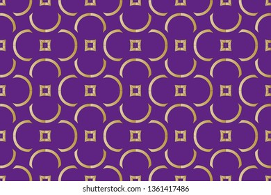 Ethnic ornament. Folk pattern. Tribe motif. Embroidery background. Digital paper, web design, textile print, backdrop. Seamless image. Abstract classic golden pattern. 