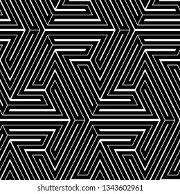 Ethnic ornament. Geometric background. Tribal wallpaper. Figures image. Folk backdrop. Mosaics motif. Digital paper, web design, textile print. Seamless pattern. Vector art work