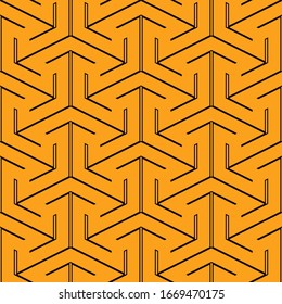 Ethnic ornament. Geometric background. Tribal wallpaper. Figures image. Folk backdrop. Mosaics motif. Digital paper, web design, textile print. Seamless pattern. Vector art work