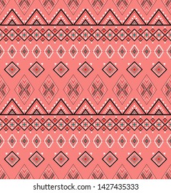 Ethnic ornament. Geometric seamless pattern