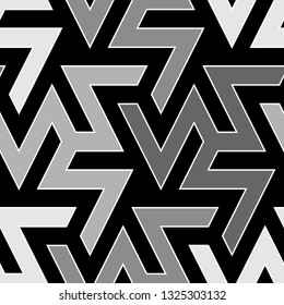 Ethnic ornament. Geometric wallpaper. Tribal background. Figures image. Folk backdrop. Mosaics motif. Digital paper, web design, textile print. Seamless pattern. Vector art work.