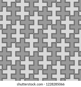 Ethnic ornament. Mosaic tiles. Folk wallpaper. Ethnical motif. Tribal pattern. Abstract digital paper, surface texture background, textile print, web design, backdrop. Vector artwork. Seamless image