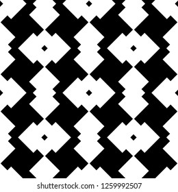 Ethnic ornament. Mosaic tiles. Tribal pattern. Geometric image. Abstract digital paper, surface texture background, textile print. Seamless vector. Folk wallpaper. Figures backdrop. Embroidery motif