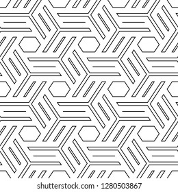 Ethnic ornament. Mosaics background. Hexagons, quadrangles, figures motif. Folk image. Polygons backdrop. Geometric pattern. Tribal wallpaper.Digital paper, web design, textile print. Seamless vector