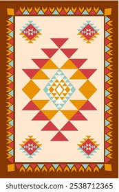 Ethnic ornament. Seamless Navajo pattern. Vector Illustration