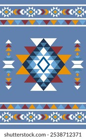 Ethnic ornament. Seamless Navajo pattern. Vector Illustration