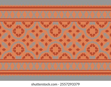 Ethnic ornament. Seamless Navajo pattern. Vector Illustration · Navajo pattern background. border Zigzag pattern. Aztec pattern. Native