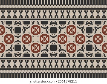 Ethnic ornament. Seamless Navajo pattern. Vector Illustration · Navajo pattern background. border Zigzag pattern. Aztec pattern. Native