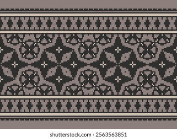 Ethnic ornament. Seamless Navajo pattern. Vector Illustration · Navajo pattern background. border Zigzag pattern. Aztec pattern. Native