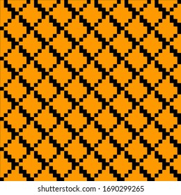 Ethnic ornament. Seamless pattern. Shapes backdrop. Folk wallpaper. Embroidery background. Tribal motif. Figures ornate. Geometric design, textile print, abstract texture. Vector artwork