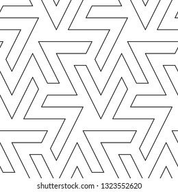 Ethnic ornament. Tribal background. Geometric wallpaper. Figures image. Folk backdrop. Mosaics motif. Digital paper, web design, textile print. Seamless pattern. Vector art work.