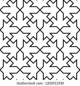 Ethnic ornament. Tribal motif. Tiles pattern. Folk wallpaper. Ancient mosaic. Grid background. Figures backdrop. Digital paper, web design, textile print, abstract. Artwork image. Seamless vector. 