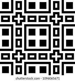 Ethnic ornament. Tribal wallpaper. Embroidery background. Ethnical folk image. Tribe motif. Ancient mosaic. Digital paper, web design, textile print, backdrop. Seamless abstract art. Vector abstract.