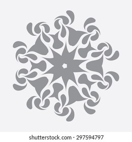 Ethnic ornamental floral pattern. Hand drawn mandalas. Orient traditional background. Lace circular ornaments.  Vector illustration.