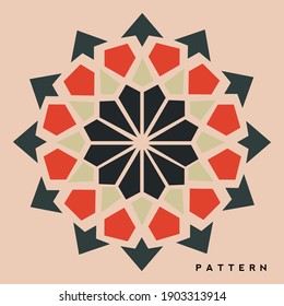 Ethnic ornamental graphic Islamic and Arabic pattern for your posters and textile or other artworks.