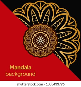 Ethnic Ornamental Mandala. Decorative Design Element. Illustration.