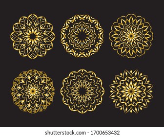 Ethnic ornamental mandala design abstract background