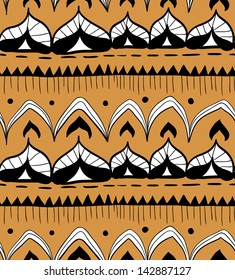 Ethnic ornamental seamless pattern.