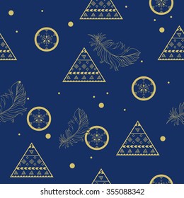 ethnic ornamental seamless pattern