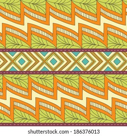 Ethnic ornamental textile seamless pattern for your own design
