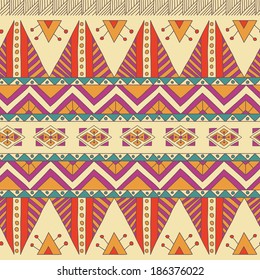 Ethnic ornamental textile seamless pattern for your own design