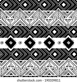 Ethnic ornamental textile seamless pattern for your own design