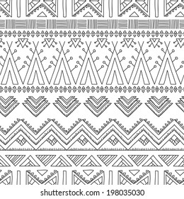 Ethnic ornamental textile seamless pattern for your own design