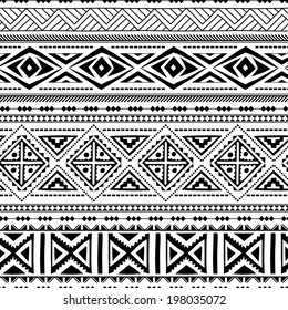 Ethnic ornamental textile seamless pattern for your own design