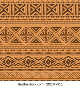 Ethnic ornamental textile seamless pattern for your own design