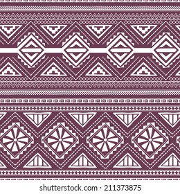 Ethnic ornamental textile seamless pattern for your own design