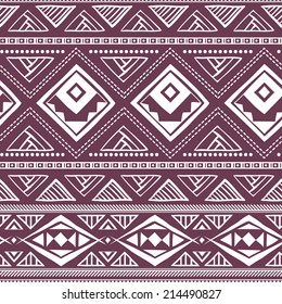 Ethnic ornamental textile seamless pattern for your own design
