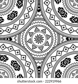 Ethnic ornamental textile seamless pattern for your own design