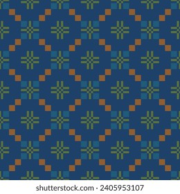 Ethnic ornamental textile seamless pattern.