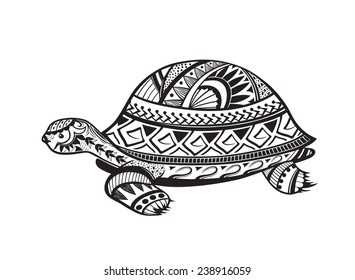 Ethnic ornamented tortoise