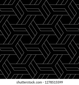 Ethnic ornament.Folk image.Tribal wallpaper. Hexagons, quadrangles, figures motif.Mosaics background. Polygons backdrop. Geometric pattern. Digital paper, web design, textile print. Seamless vector