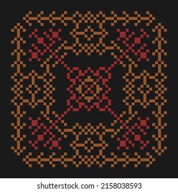 ethnic ornaments. embroidery pattern. exclusive vector for design