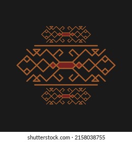 ethnic ornaments. embroidery pattern. exclusive vector for design