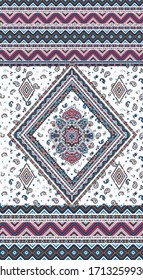 ethnic paisley  and geometric design
