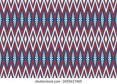 ethnic patten concept, geometric fabric pattern, flowers, native ethnic, beautiful colors, designed for backgrounds, promoters, advertisements, flyers, websites, ethnic events